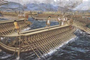 Athens- trireme warfare