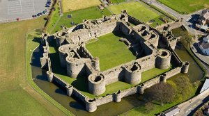 Beaumaris Aerial North Castles Historic Sites