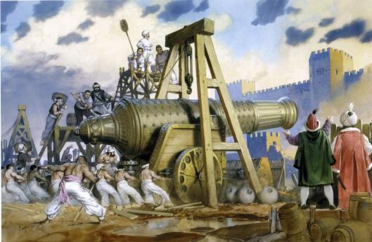 Illustration-of-angus-mcbride-showing-the-ottoman-cannon-basilica-during-the-siege-of-constantinople-in-1453-ad.jpg