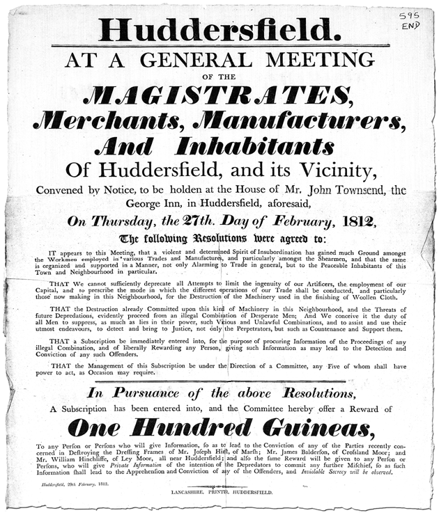 Cttee to Supress Outrages reward poster copy