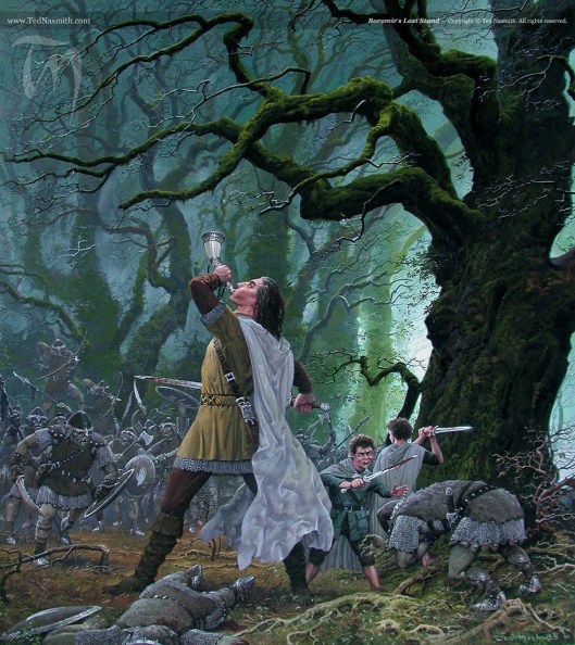 Tolkien, Nasmith, painting, illustration, Lord of the Rings, Silmarillion, Hobbit, Middle-earth