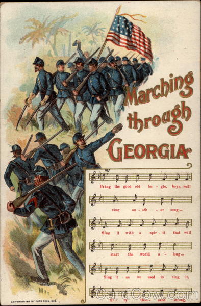 Marching Through Georgia Music and Lyrics